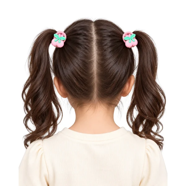 Lifestyle Cute Pink Pearl Hair Accessories and Purse Set