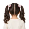 Lifestyle Pastel Fabric Flower Hair Ties